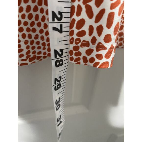 J.McLaughlin Orange & White Nylon Top Dress Women Size Small A001794 - Picture 5 of 11